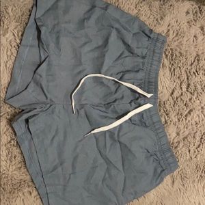 Blue shorts
